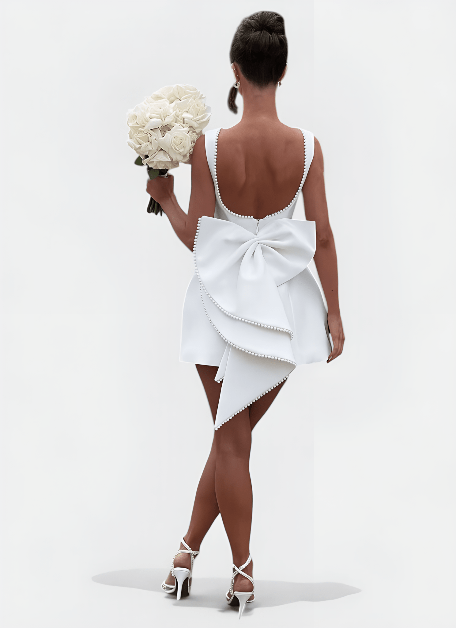 ARIA O-NECK A-LINE MINI DRESS