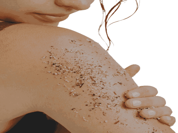 Exfoliating Organic  Body Scrub - Bulgarian Rose Fragrance-2