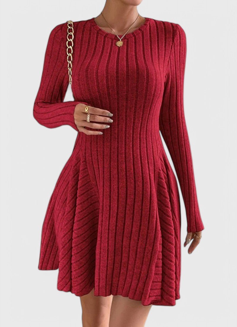 ELLA FIT & FLARE COTTON MINI DRESS