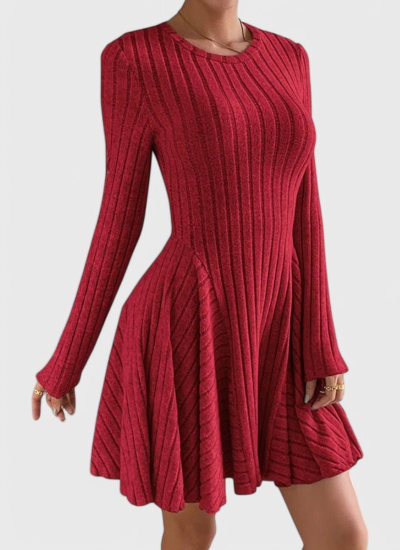 ELLA FIT & FLARE COTTON MINI DRESS