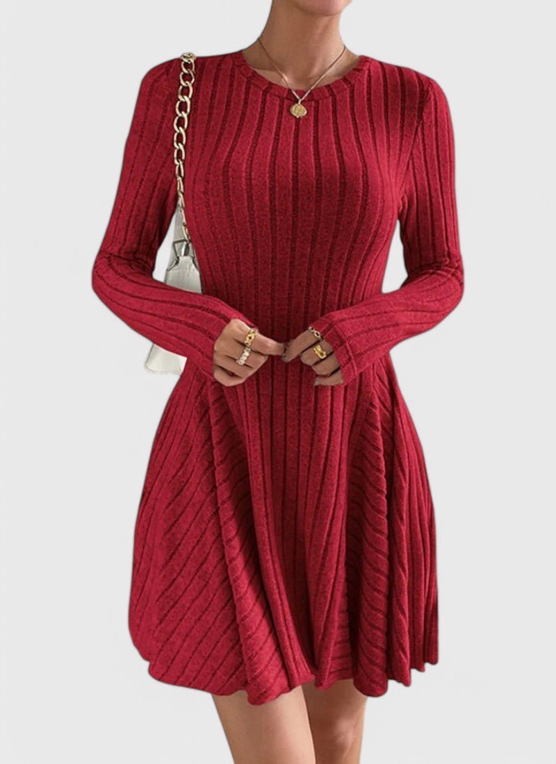 ELLA FIT & FLARE COTTON MINI DRESS
