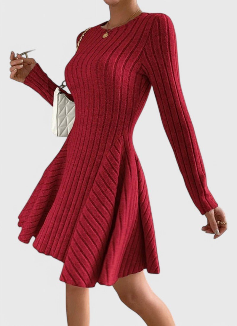 ELLA FIT & FLARE COTTON MINI DRESS